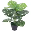 vidaXL Plante Monstera artificielle avec pot 45 cm Vert