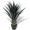 vidaXL Plante artificielle avec pot Yucca 85 cm Vert