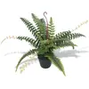 vidaXL Plante artificielle avec pot Fougère 50 cm Vert