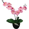 vidaXL Plante artificielle avec pot Orchidée 30 cm Rose