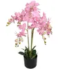 vidaXL Plante artificielle avec pot Orchidée 75 cm Rose
