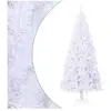 vidaXL - Arbre de Noël artificiel - blanc - L - 240 - cm