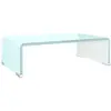 vidaXL Meuble TV/Support pour moniteur 40x25x11 cm verre vert