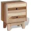vidaXL Table de chevet Bois de récupération massif
