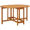 vidaXL Table de jardin 130x90x72 cm Bois d'acacia massif