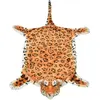 Tapis peluche vidaXL - Léopard