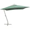 vidaXL Parasol 300 x 300 cm Poteau en Aluminium Vert