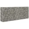 vidaXL Panier de gabion Acier inoxydable 85x30x200 cm