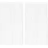 vidaXL Rideau en fils 2 pcs 100 x 250 cm Blanc