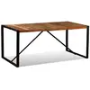 vidaXL Table de salle à manger Bois de récupération massif 180 cm