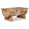 vidaXL Table basse Bois de manguier massif 88 x 50 x 40 cm