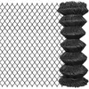 vidaXL Clôture à mailles Acier 15 x 1 m Gris
