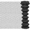 vidaXL Clôture à mailles Acier 15 x 1,25 m Gris