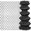vidaXL Clôture à mailles Acier 25 x 0,8 m Gris