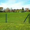 vidaXL Clôture Euro Acier 10 x 1,2 m Vert