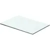 vidaXL Panneau pour étagère Verre transparent 40 x 20 cm