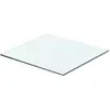 vidaXL Panneau pour étagère Verre transparent 40 x 30 cm