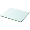 vidaXL Panneau pour étagère Verre transparent 20 x 25 cm