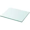 vidaXL Panneau pour étagère Verre transparent 30 x 25 cm