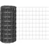 vidaXL Clôture euro Acier 10 x 0,8 m Gris