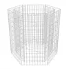 vidaXL Lit surélevé à gabion hexagonale 100x90x100 cm