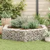 vidaXL Lit surélevé à gabion hexagonale 200x173x40 cm