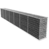 vidaXL Mur en gabion avec couvercle Acier galvanisé 600x50x100 cm
