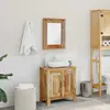 Vidaxl - Meuble de salle de bain avec miroir Bois massif de manguier n/a