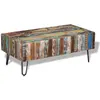 vidaXL Table basse Bois massif de récupération 100x50x38 cm