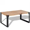 vidaXL Table basse Bois d'acacia massif 100 x 60 x 45 cm