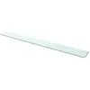 vidaXL Panneau d’étagère Verre transparent 110 x 12 cm