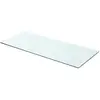 vidaXL Panneau pour étagère Verre transparent 70 x 30 cm