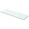 vidaXL Panneau d’étagère Verre transparent 60 x 15 cm