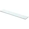 vidaXL Panneau pour étagère Verre transparent 70 x 12 cm