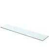 vidaXL Panneau d’étagère Verre transparent 70 x 15 cm