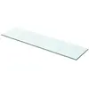 vidaXL Panneau pour étagère Verre transparent 60 x 12 cm