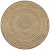 vidaXL Tapis Jute tressé 150 cm rond