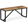 vidaXL Banc 110 x 35 x 45 cm Bois de manguier massif