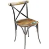 vidaXL Chaises à manger lot de 4 bois de récupération solide