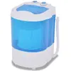 VidaXL Mini Machine à Laver avec 1 Tambour 2,6Kg A Blanc/Bleu