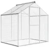 vidaXL Volière d'extérieur Aluminium 178 x 122 x 194 cm
