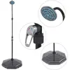 vidaXL Douche solaire 20 L Aluminium HDPE