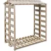 vidaXL Abri de stockage à bois de chauffage 150x90x176 cm Pin imprégné