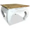 vidaXL Table D'appoint Bois De Récupération Massif 50 X 50 X 35 Cm