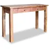 vidaXL Table console Bois de récupération massif 123 x 42 x 75 cm