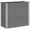 vidaXL Lit surélevé de jardin WPC 100x50x91 cm Gris