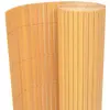vidaXL Clôture de jardin Double face PVC 90 x 300 cm Jaune
