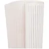 vidaXL Clôture de jardin Double face 90 x 500 cm Blanc