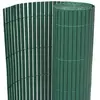 vidaXL Clôture de jardin Double face PVC 90 x 300 cm Vert