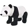 vidaXL Jouet en peluche Panda Noir et blanc XXL